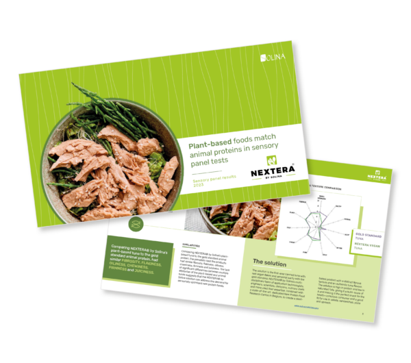 Visual New Protein Food sensory panel website